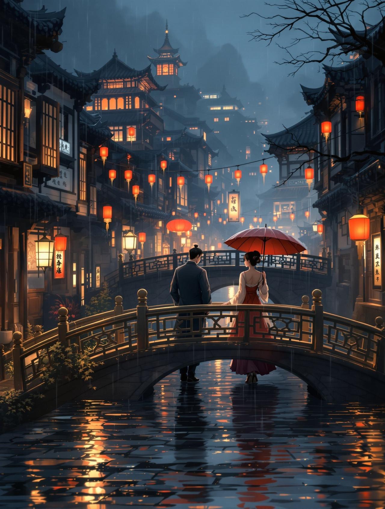 里番免费观看火爆番剧 - 长安夜雨：千年长安，一场雨困住了两个人